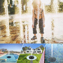 AquaGlow - Charmant Solar Wasser Brunnen Mit Düsen