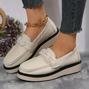 Tessa - Zuverlässig Rutschfest Runde Zehe Flach Knöchel Schuhe