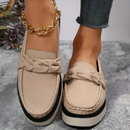 Tessa - Zuverlässig Rutschfest Runde Zehe Flach Knöchel Schuhe