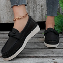 Tessa - Zuverlässig Rutschfest Runde Zehe Flach Knöchel Schuhe