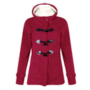 Viktoria - Warme Langärmelig Kapuze Jacke Mit Taschen