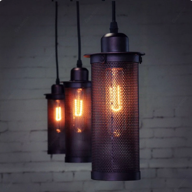 Retrohis - Einzigartig Retro Hängen Lampe Mit Einstellbarem Kabel