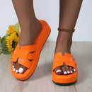 Tilana - Bequeme Flip Flops Sandalen mit dickem Boden und rutschfester