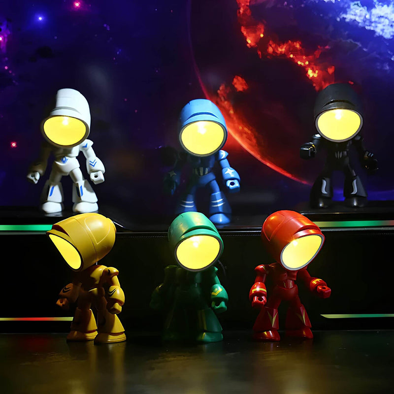 BrightBot – Roboter Tischlampe mit sanftem Licht und verspieltem Design