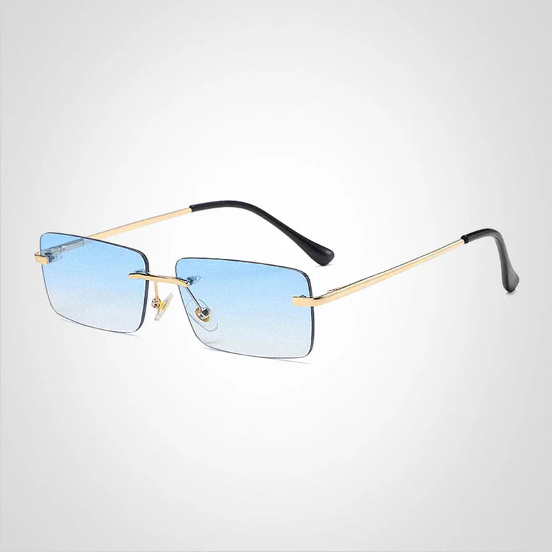 LuxeVision – Leichte rechteckige Sonnenbrille mit UV Schutz