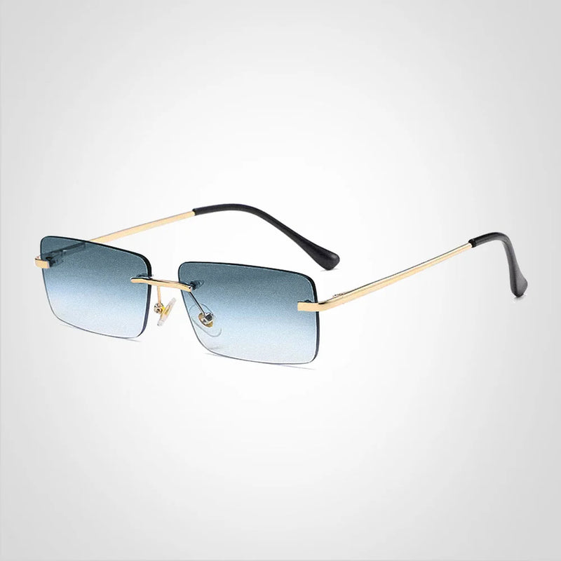 LuxeVision – Leichte rechteckige Sonnenbrille mit UV Schutz