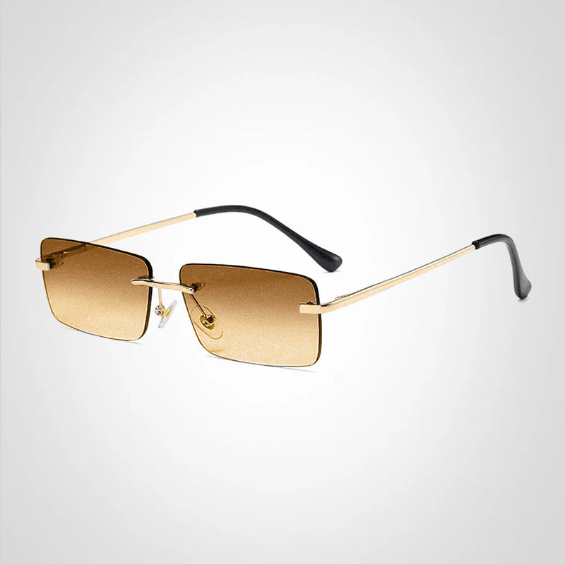 LuxeVision – Leichte rechteckige Sonnenbrille mit UV Schutz