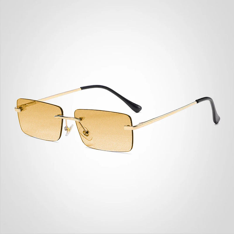LuxeVision – Leichte rechteckige Sonnenbrille mit UV Schutz