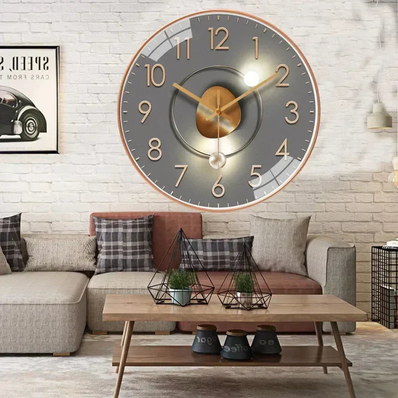 TimeAura – Digitale Wanduhr mit einzigartigem Entwerfen für klassischen Stil