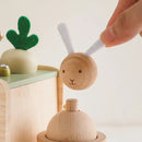 VeggieTots - Interaktiver Holzwagen mit bunten Gemüsesortierern und Tierfiguren