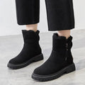 Amina – Warme Stiefeletten mit seitlichem Reißverschluss und rutschfester Sohle