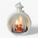 FrostGlow - Dekor Weihnachten Schneemann Lampe Mit LED Laterne Simuliert