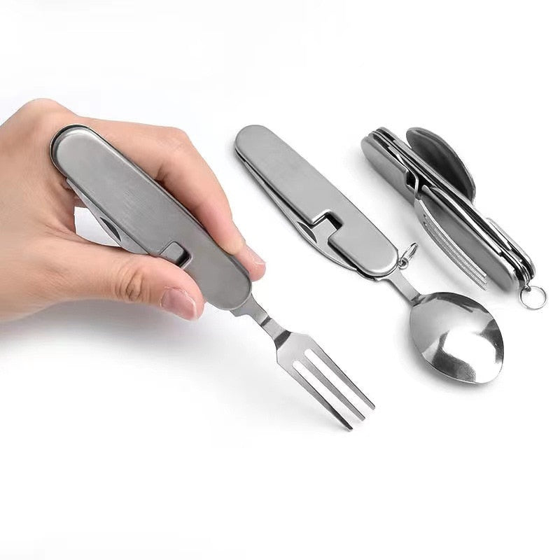 Dagmar – Faltbares 4 in 1 Besteckset im kompakten Reisedesign