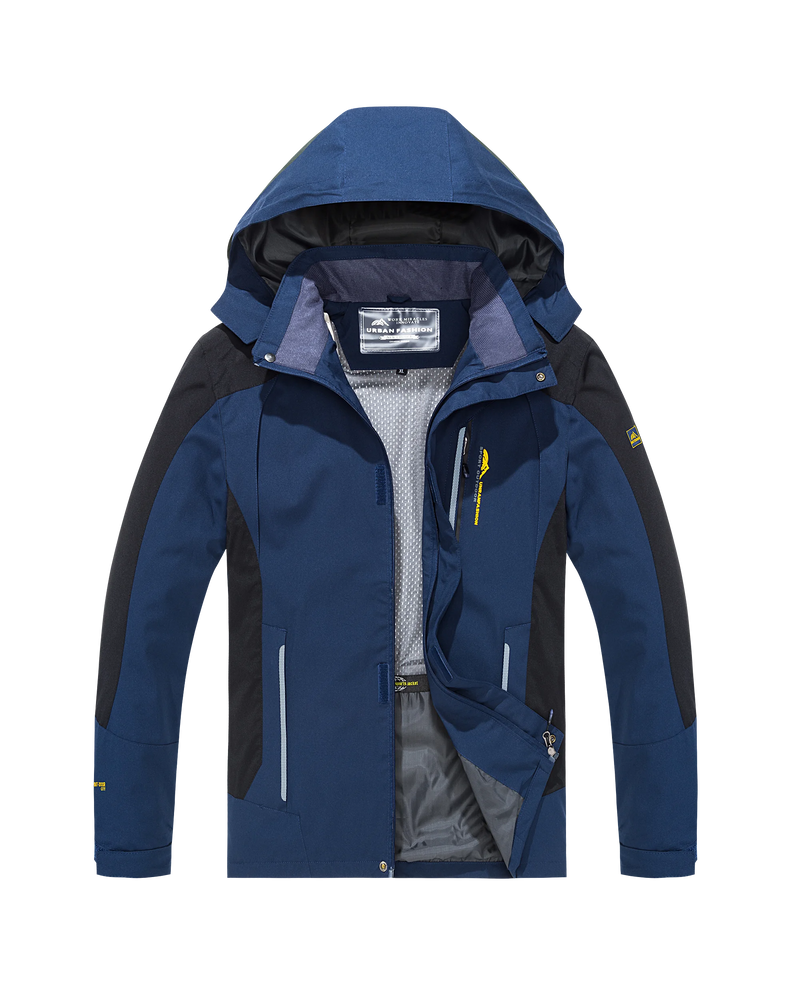 Louis - Langärmelig Wasserdicht Wanderjacke Mit Kapuze