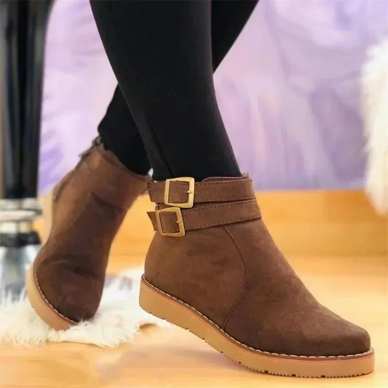 Amelie - Bequeme Rutschfest Schnalle Knöchel Schuhe