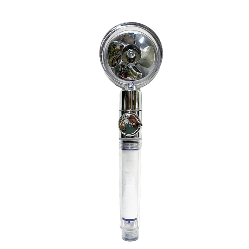 AquaLix - 360° drehbarer Handbrausekopf mit hohem Druck