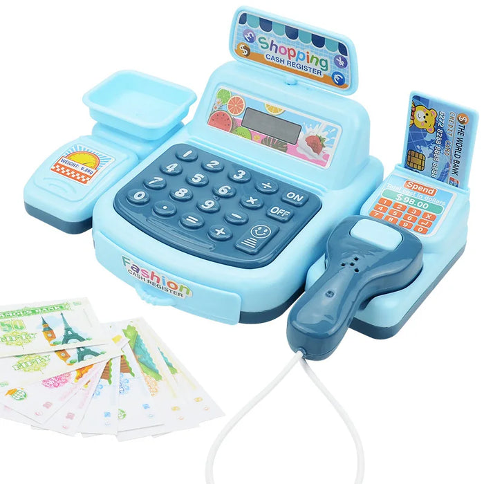 PlayTender – Spielzeug Registrierkassenset mit Lichtgeräuschen und kreativem Spieldesign