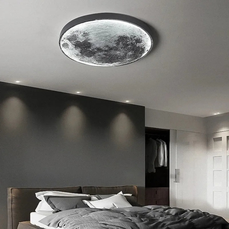 LunarGlow - Moderne LED Mond Wandleuchte