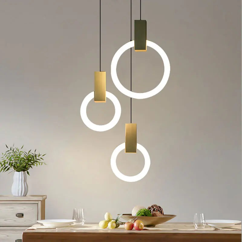 AuraGlow - Moderne LED Rundschre Pendelleuchte