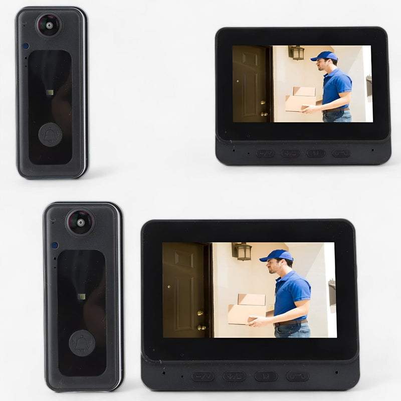 VisionBell – Kabellose Video Türklingel mit HD Auflösung und Weitwinkelobjektiv
