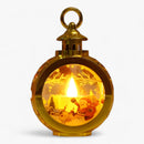 FrostGlow - Dekor Weihnachten Schneemann Lampe Mit LED Laterne Simuliert