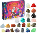 CrystalQuest - Magisch Edelstein Advent Kalender Mit Edelsteine