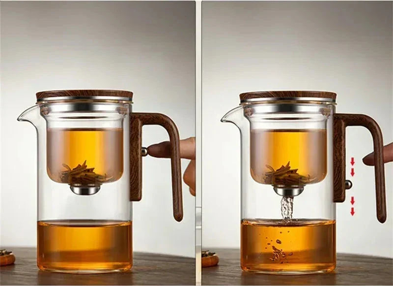 TeaFlow - Stilvolle Teekanne mit einfacher magnetischer Wassersteuerung