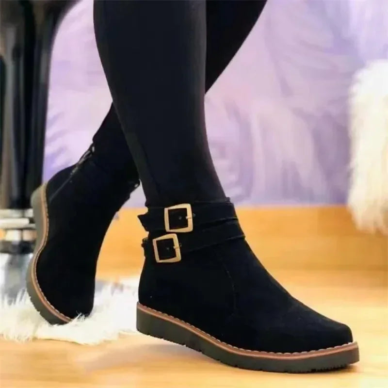 Amelie - Bequeme Rutschfest Schnalle Knöchel Schuhe
