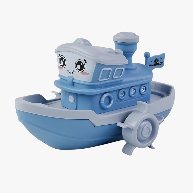 TugTwist – Aufziehbares Wasserboot für Kinder zur Entwicklung der Handkraft