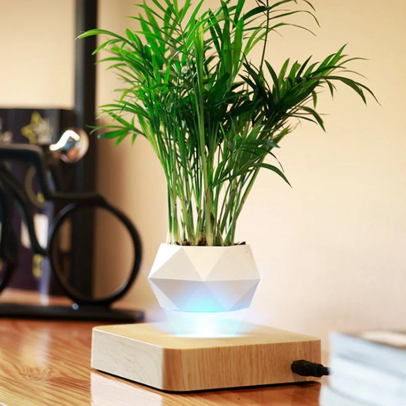 OrbitGrow - Magnetische schwimmende Bonsai Topf für Home Dekor