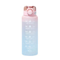 AquaGlide – Tragbare Sport Wasserflasche mit Strohhalm und Schnellöffnungsdesign