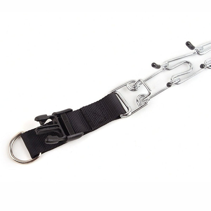 CalmiCanis – Sanftes Hundehalsband mit Spikes und Schnellverschluss für bequemes Training