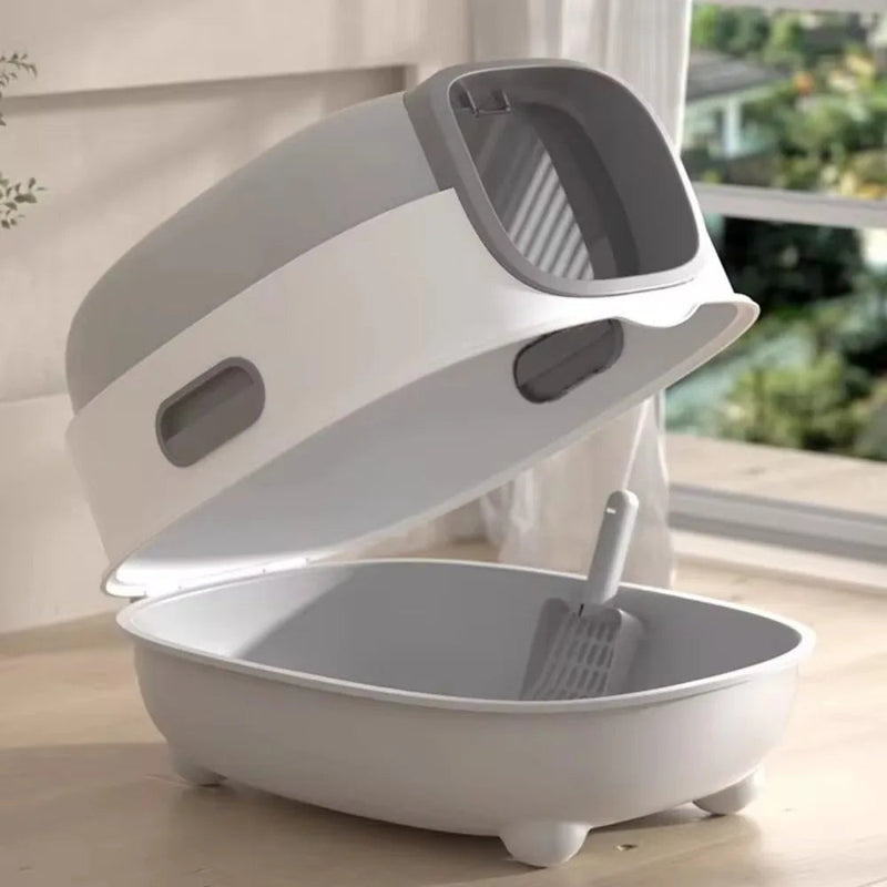 MeowMate – Automatische UV-sterilisierte Katzentoilette mit geschlossener Geruchskontrolle