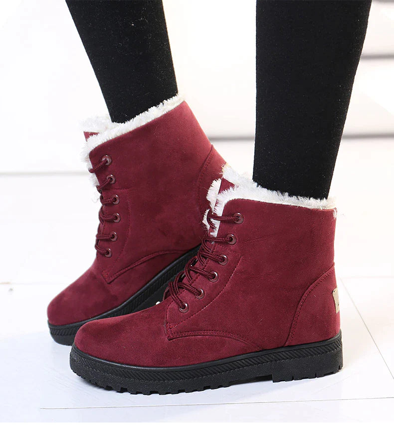 Aveline - Bequem Warm Knöchel Schneestiefel