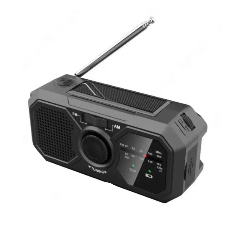 StormCore – Aufziehradio mit Lichtalarm und Off-Grid