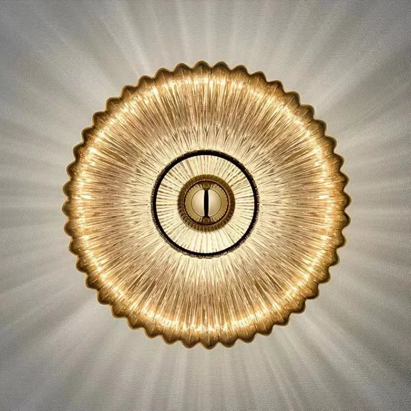 GlassGlow – Elegante Glaswandleuchte für zeitlose Wohnkultur