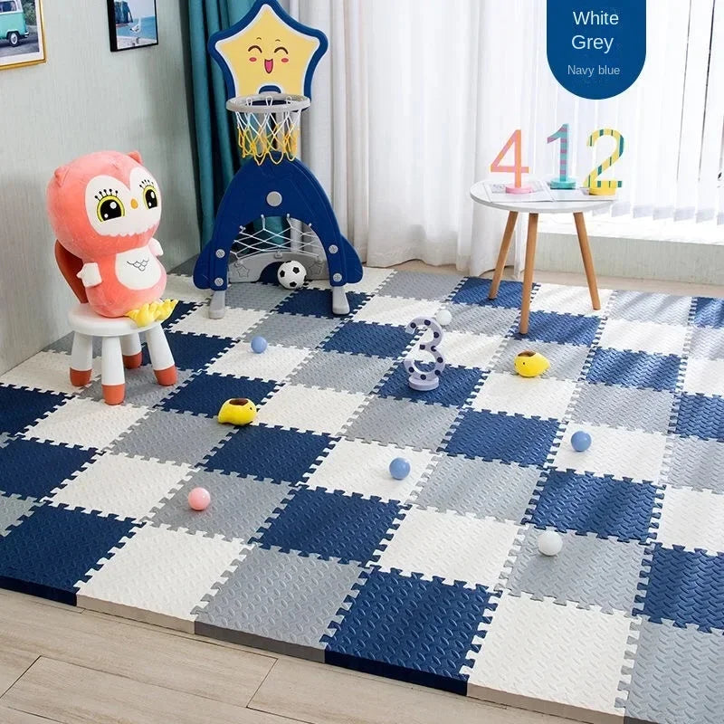 SafeNest - Dicke Kinderspielmatte mit ineinandergreifendem Gestaltung für sicheres und lustiges Spielen