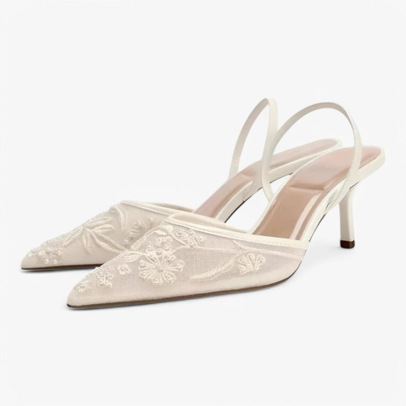 Sophia – Elegante Hoher Absatz Riemchensandalen mit gesticktem Blumenmuster