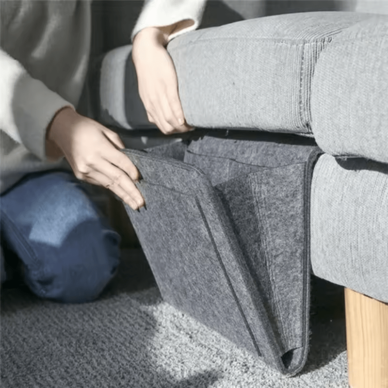 HangEase - Hängender Filz Organizer für ein aufgeräumtes Leben am Bett