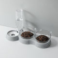 PawSip – 3 in 1 Katzenfutterautomat mit Wasserspender und Doppelnäpfen