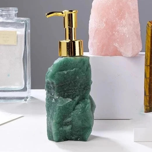 PurePour – Elegante Seifenspenderflasche mit Handpumpe für Badezimmertische