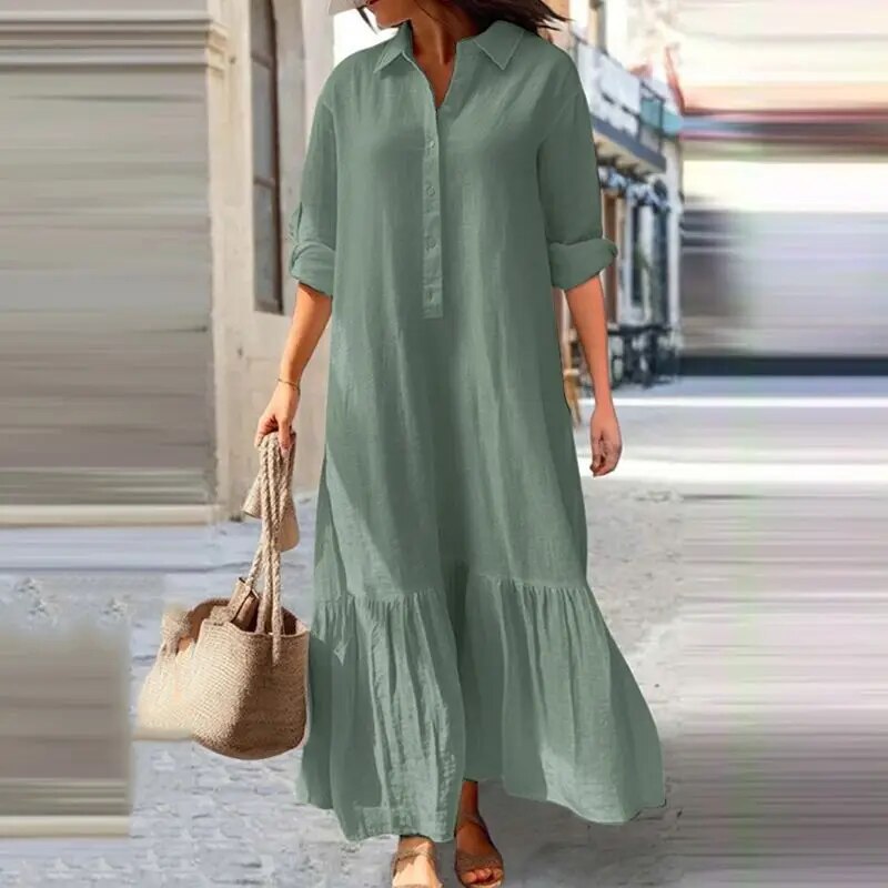 Amelia – Hochwertiges Maxikleid Im Boho Stil