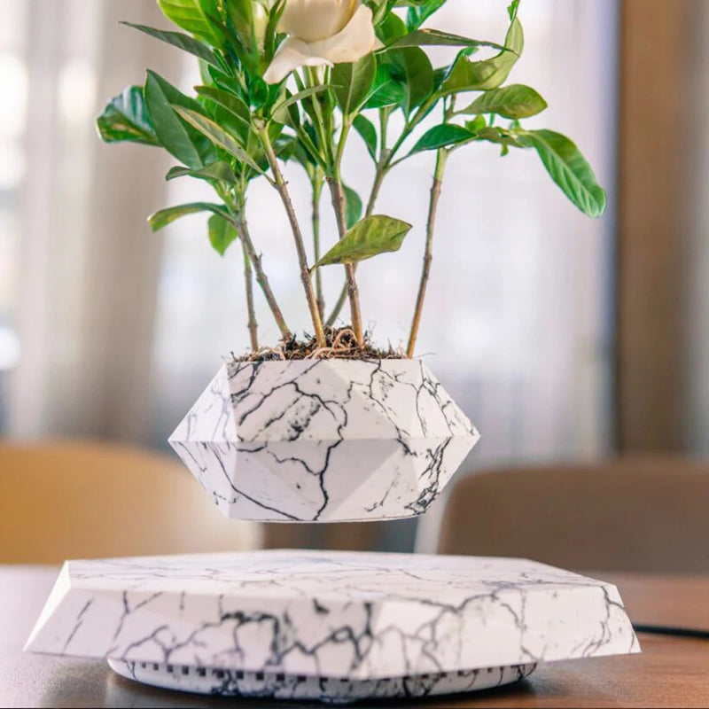 OrbitGrow - Magnetische schwimmende Bonsai Topf für Home Dekor
