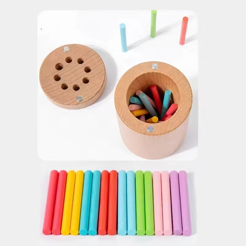 TinkiTower - Montessori Stabturm pädagogisches Zähl und Koordinationsspiel