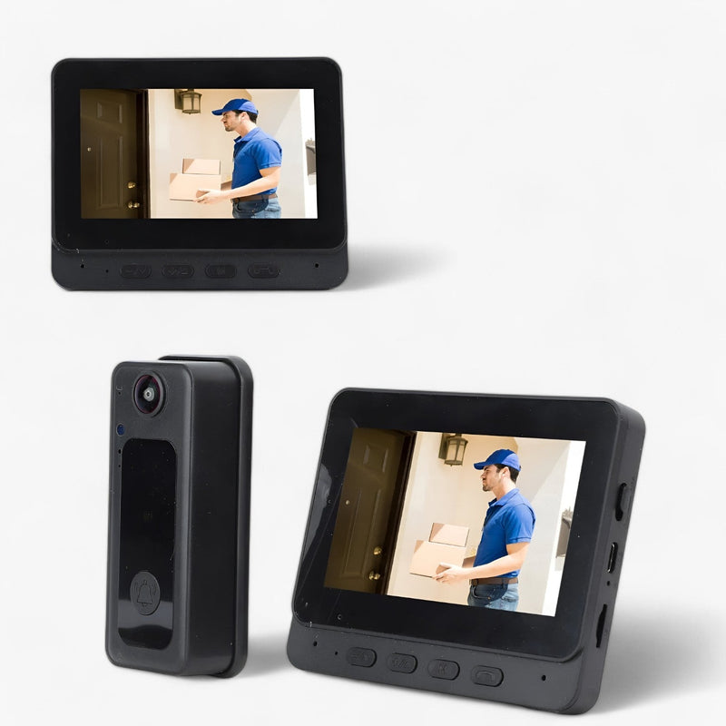 VisionBell – Kabellose Video Türklingel mit HD Auflösung und Weitwinkelobjektiv