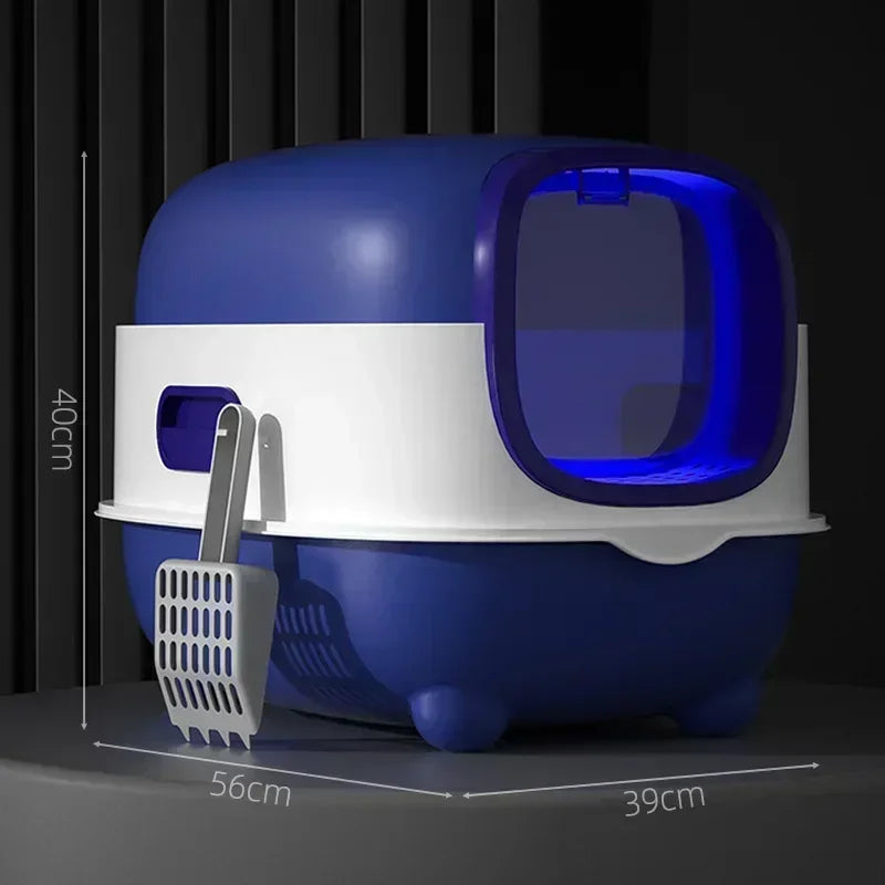 MeowMate – Automatische UV-sterilisierte Katzentoilette mit geschlossener Geruchskontrolle