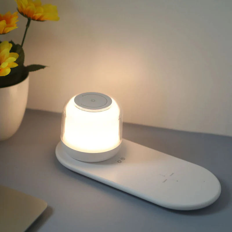 LumoLift – Abnehmbare LED Tischleuchte mit Touch Steuerung