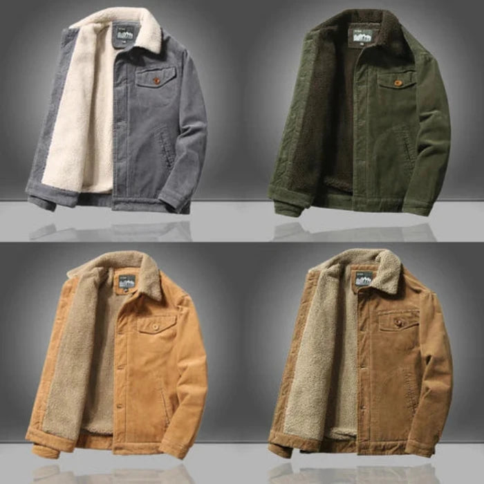 Liam – Stilvolle Langarm Jacke Mit Taschen