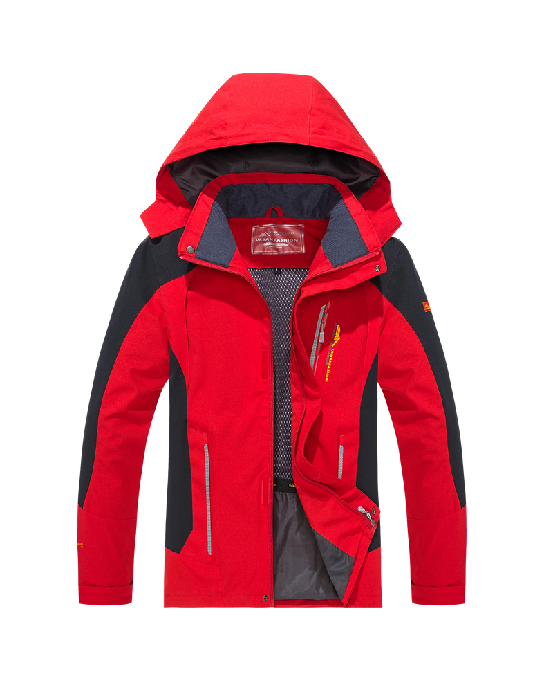 Louis - Langärmelig Wasserdicht Wanderjacke Mit Kapuze
