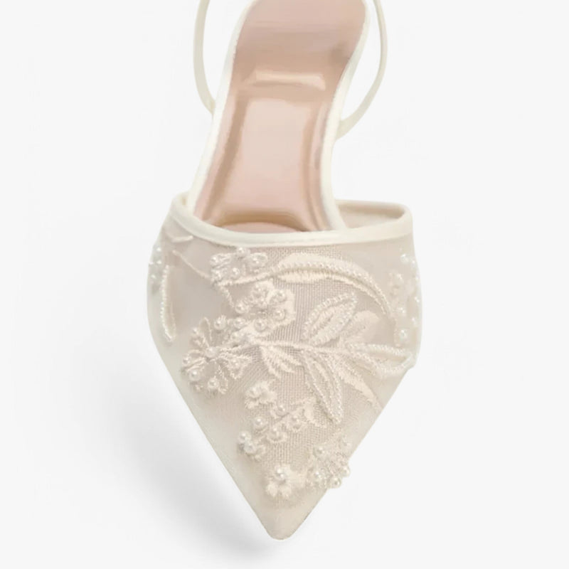Sophia – Elegante Hoher Absatz Riemchensandalen mit gesticktem Blumenmuster
